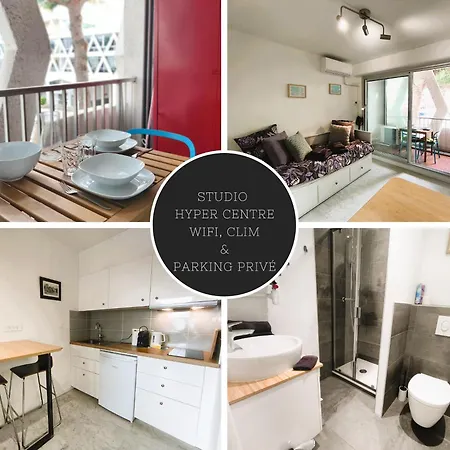 Climatise Avec Parking, Hyper Centre Apartmán