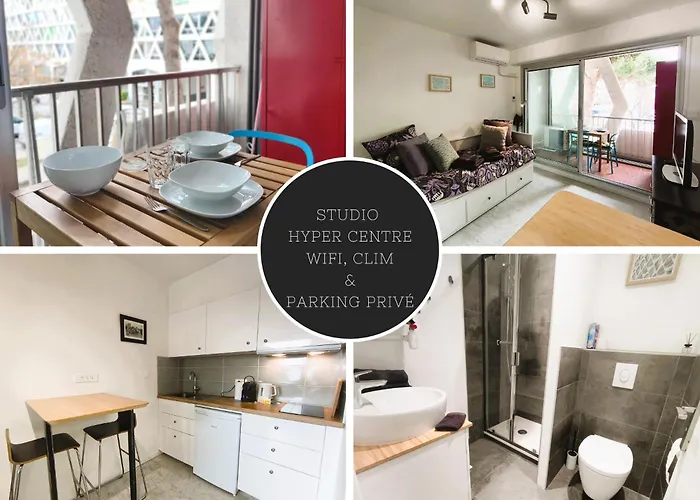 Climatise Avec Parking, Hyper Centre Apartmán
